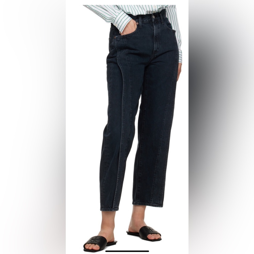 AGOLDE Black Fold Jeans size 25 denim